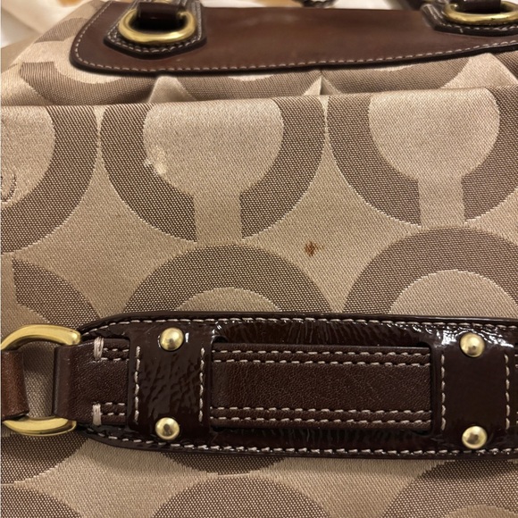 Coach Madison Sabrina op art satchel. Excellent condition - Picture 12 of 13